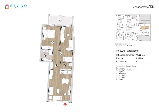 appartamento in vendita a Prato in zona Santa Maria