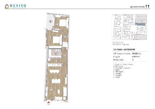 appartamento in vendita a Prato in zona Santa Maria