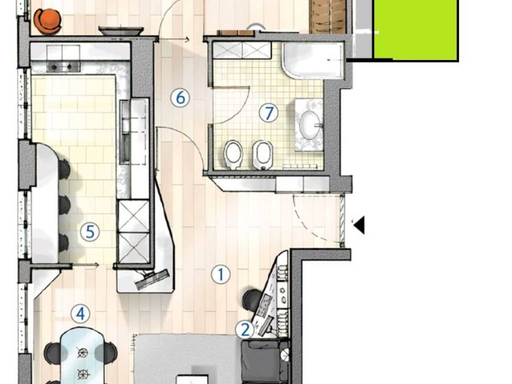 appartamento in vendita a Prato