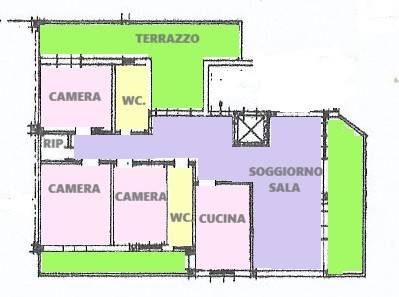 appartamento in vendita a Prato in zona Cafaggio
