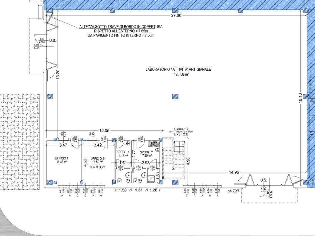 locale commerciale in vendita a Prato in zona San Giusto