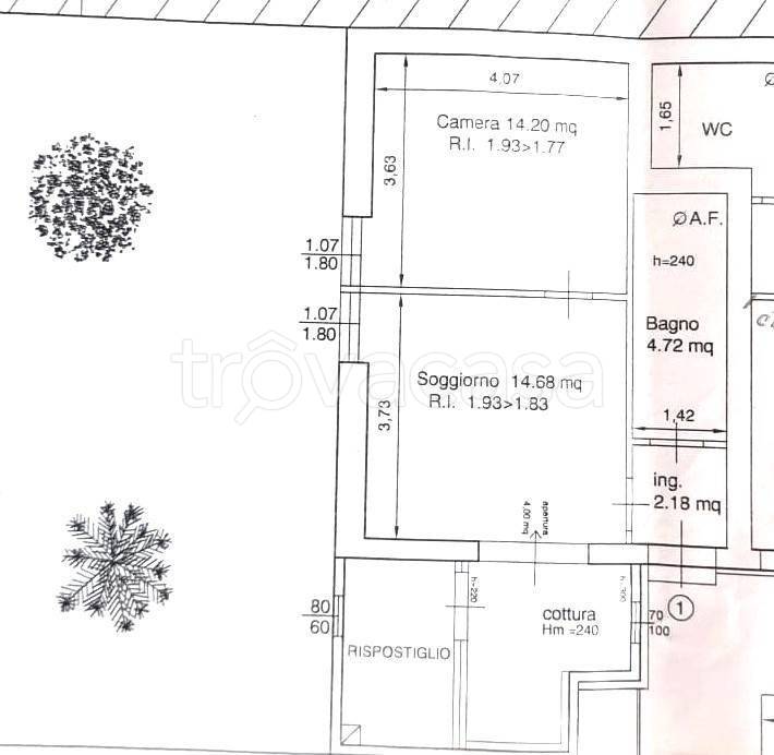 appartamento in vendita a Prato in zona Viaccia