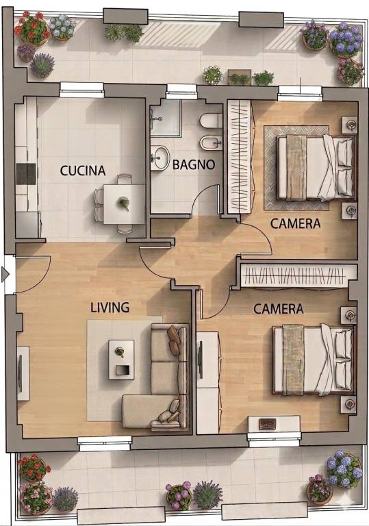 appartamento in vendita a Prato in zona Castelnuovo
