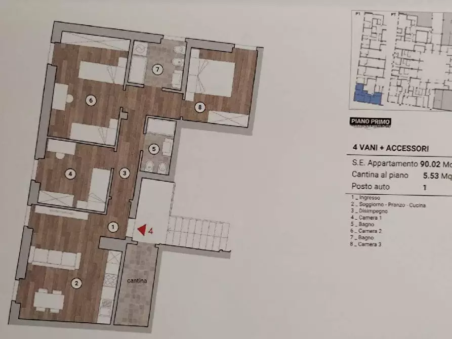 appartamento in vendita a Prato