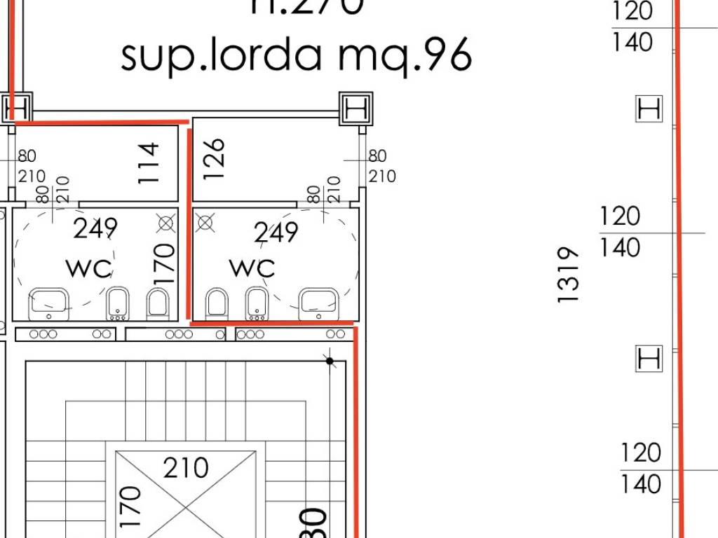 ufficio in vendita a Prato in zona Paperino