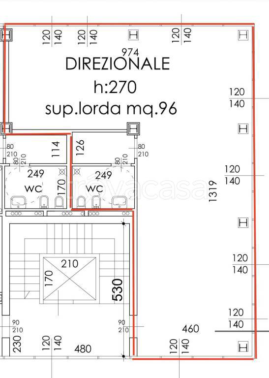 ufficio in vendita a Prato in zona Paperino