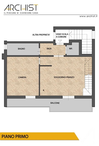appartamento in vendita a Vaiano in zona Popigliano