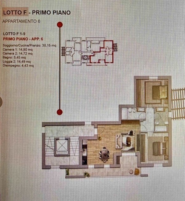 appartamento in vendita a Vaiano in zona La Briglia