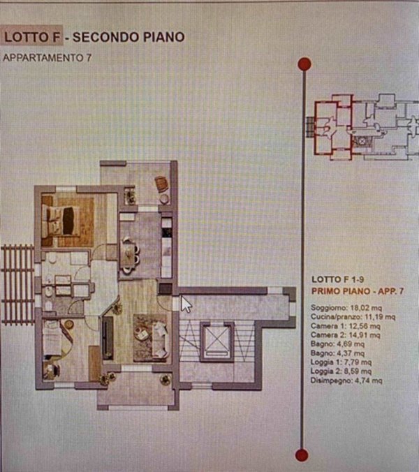 appartamento in vendita a Vaiano in zona La Briglia