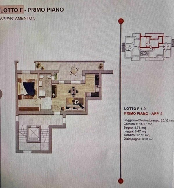appartamento in vendita a Vaiano in zona La Briglia