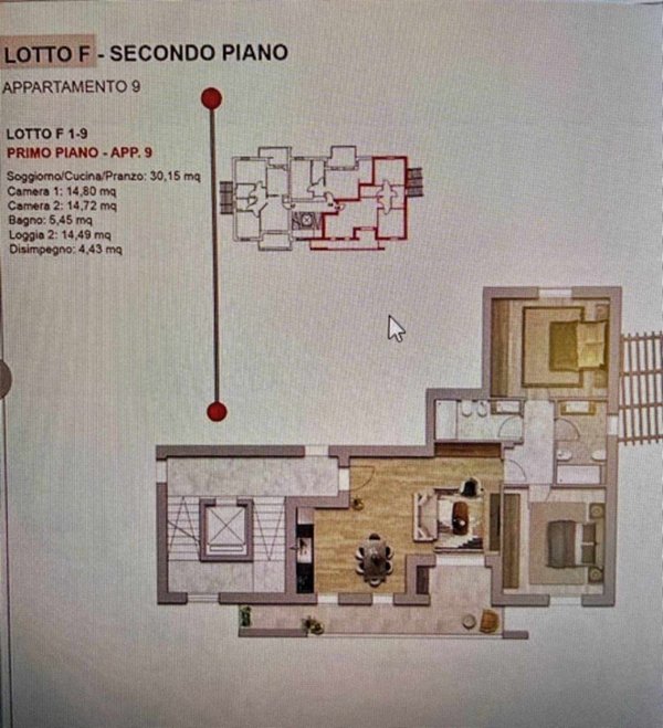appartamento in vendita a Vaiano in zona La Briglia