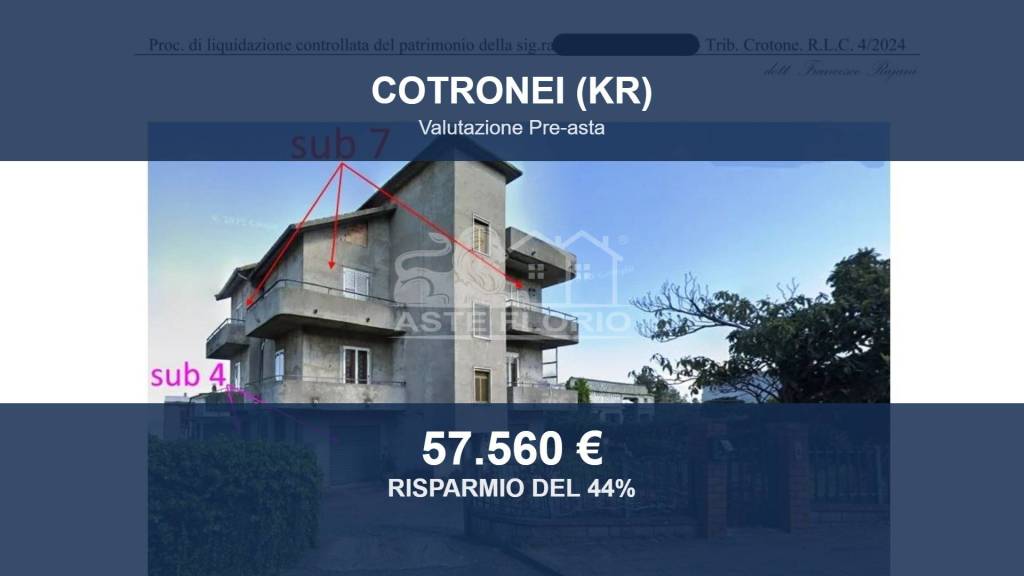 appartamento in vendita a Cotronei