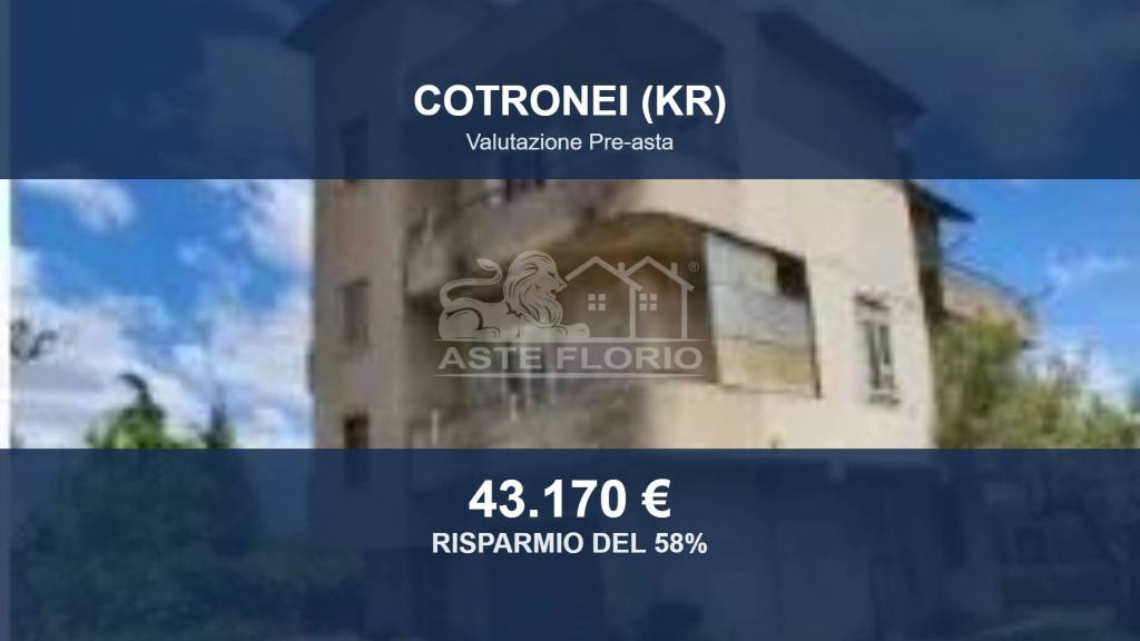 appartamento in vendita a Cotronei