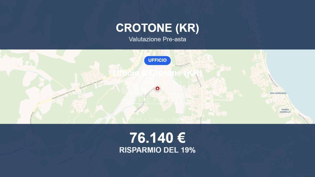 ufficio in vendita a Crotone in zona Farina
