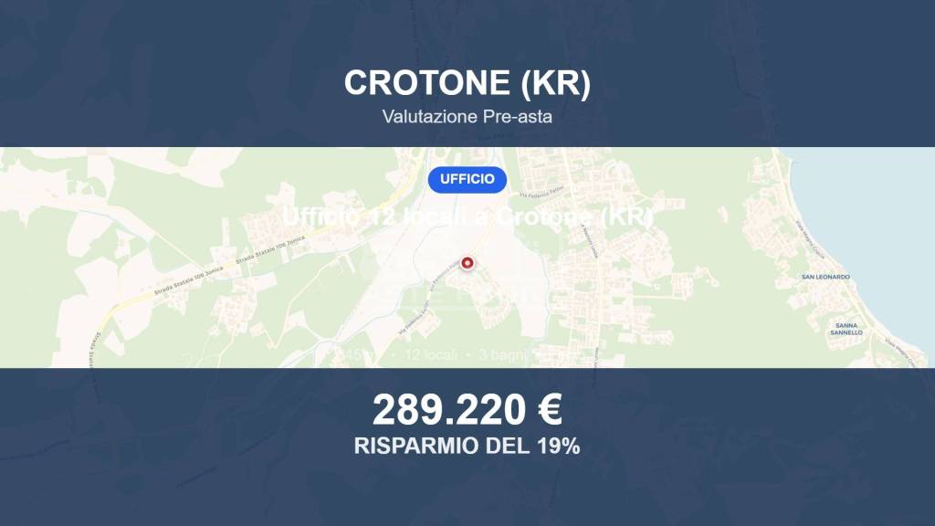 appartamento in vendita a Crotone in zona Farina