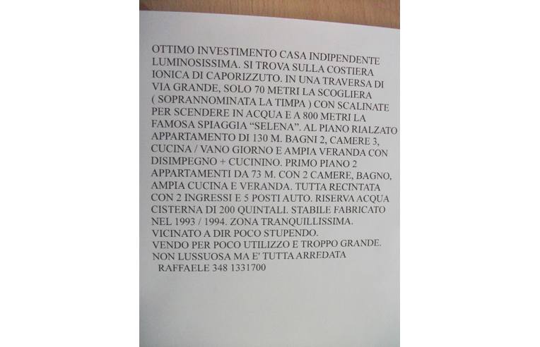 casa indipendente in vendita ad Isola di Capo Rizzuto in zona Capo Rizzuto