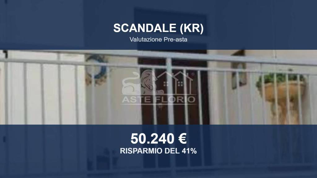 appartamento in vendita a Scandale