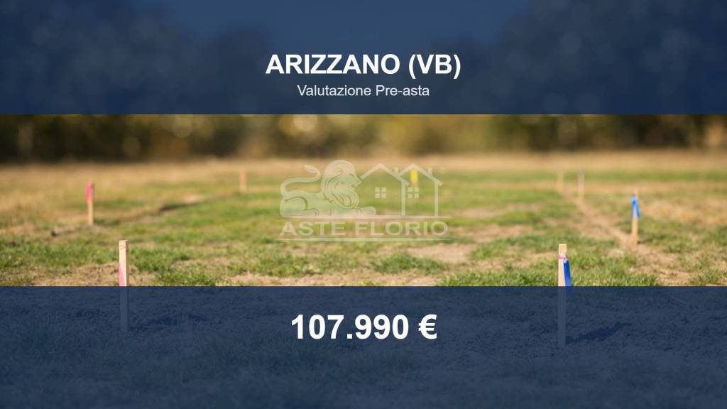 terreno edificabile in vendita ad Arizzano