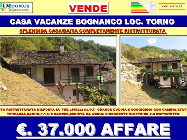 casa indipendente in vendita a Bognanco