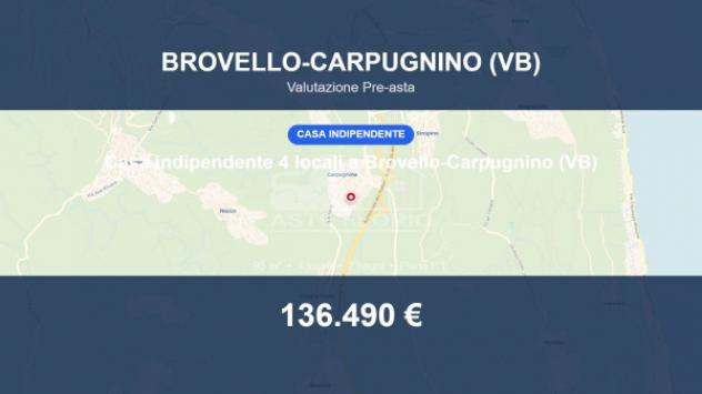 casa indipendente in vendita a Brovello-Carpugnino