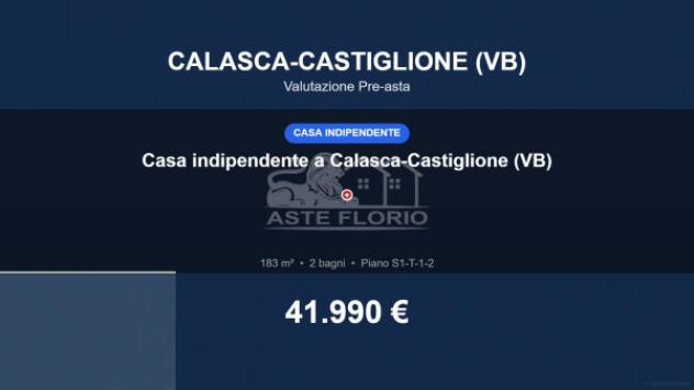 casa indipendente in vendita a Calasca-Castiglione in zona Vigino