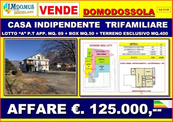 casa indipendente in vendita a Domodossola