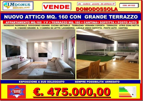 appartamento in vendita a Domodossola