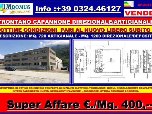 locale commerciale in vendita a Domodossola