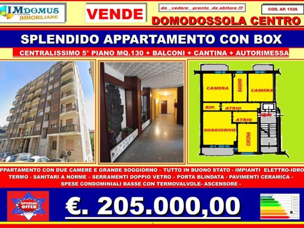 appartamento in vendita a Domodossola