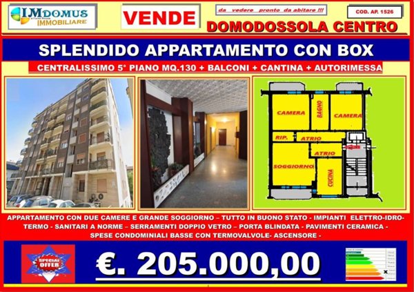 appartamento in vendita a Domodossola