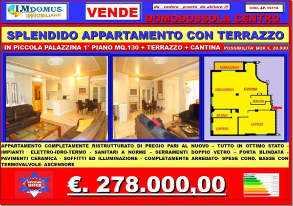 appartamento in vendita a Domodossola