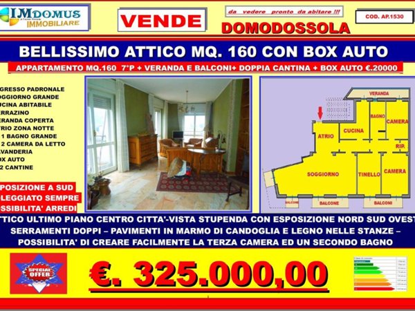 appartamento in vendita a Domodossola