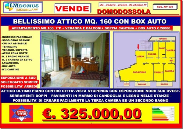appartamento in vendita a Domodossola