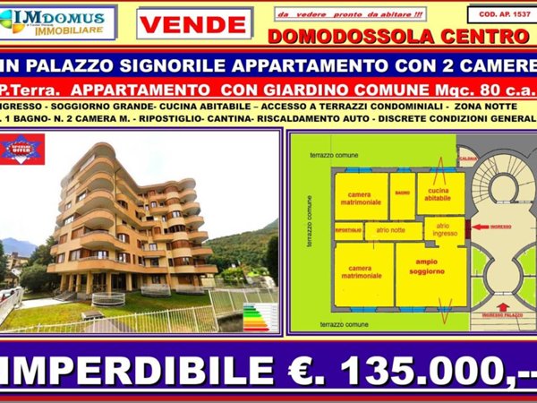 appartamento in vendita a Domodossola
