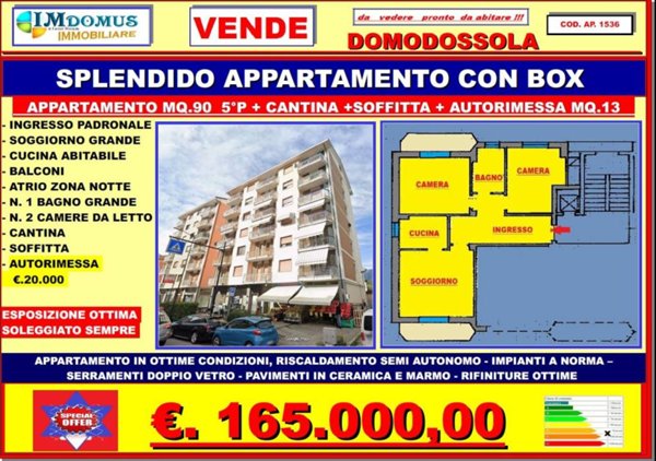 appartamento in vendita a Domodossola