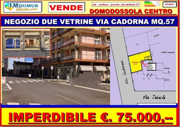 negozio in vendita a Domodossola