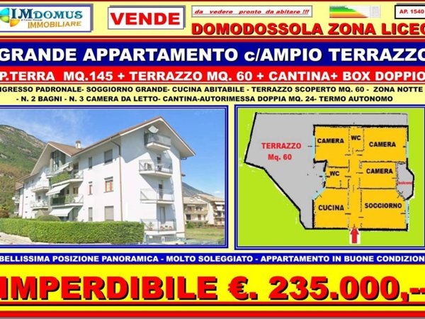 appartamento in vendita a Domodossola