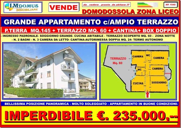 appartamento in vendita a Domodossola
