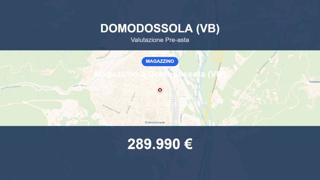 locale commerciale in vendita a Domodossola