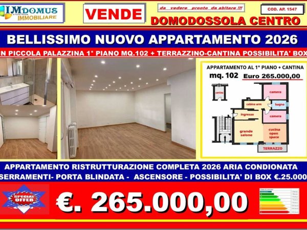 appartamento in vendita a Domodossola in zona Calvario