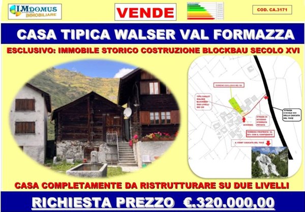 quadrivano in vendita a Formazza in zona Sotto Frua