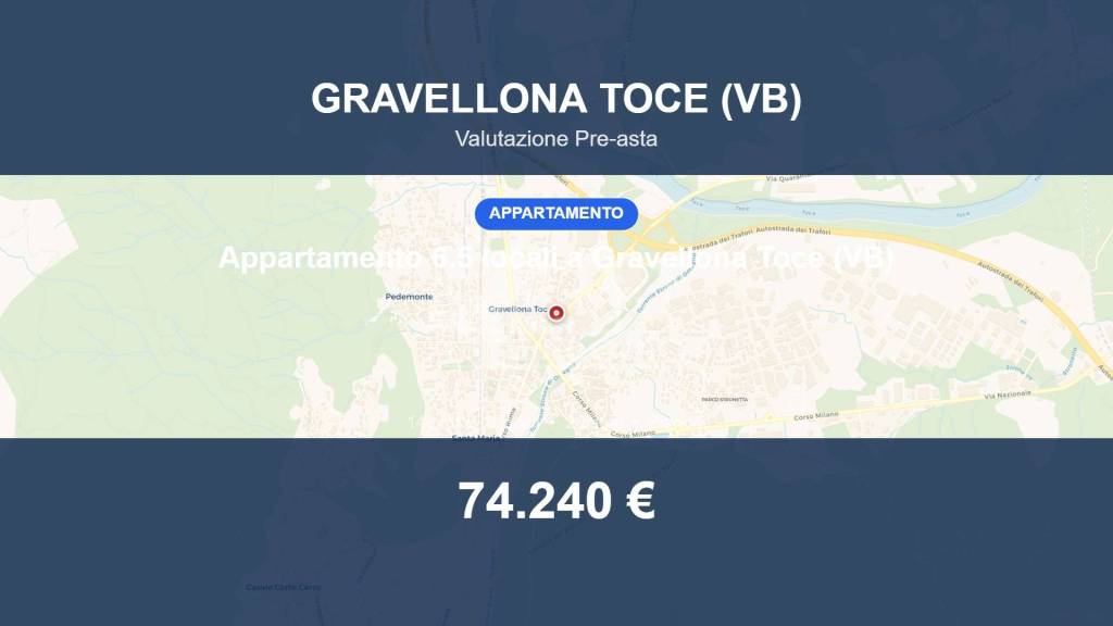 appartamento in vendita a Gravellona Toce