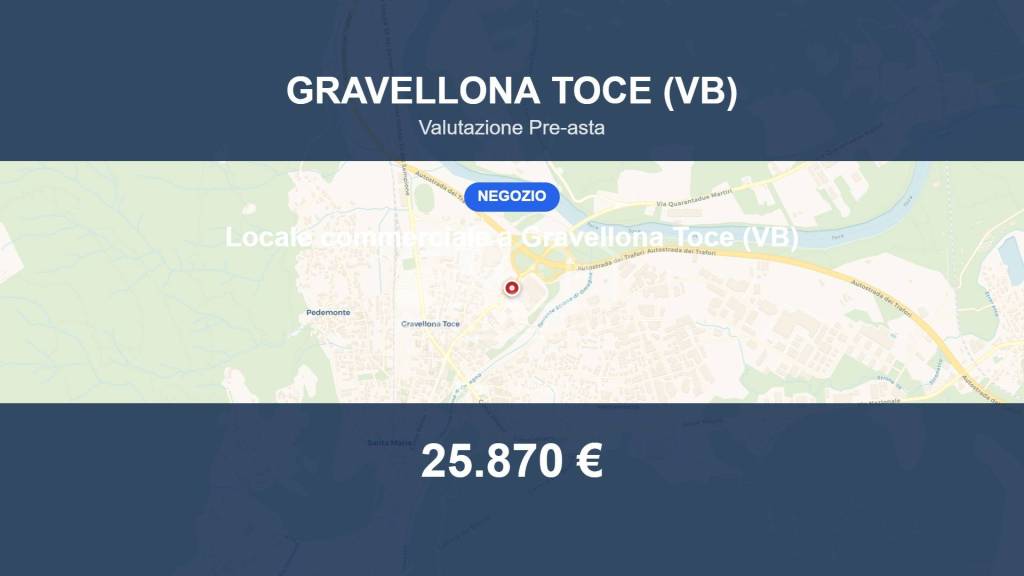 negozio in vendita a Gravellona Toce