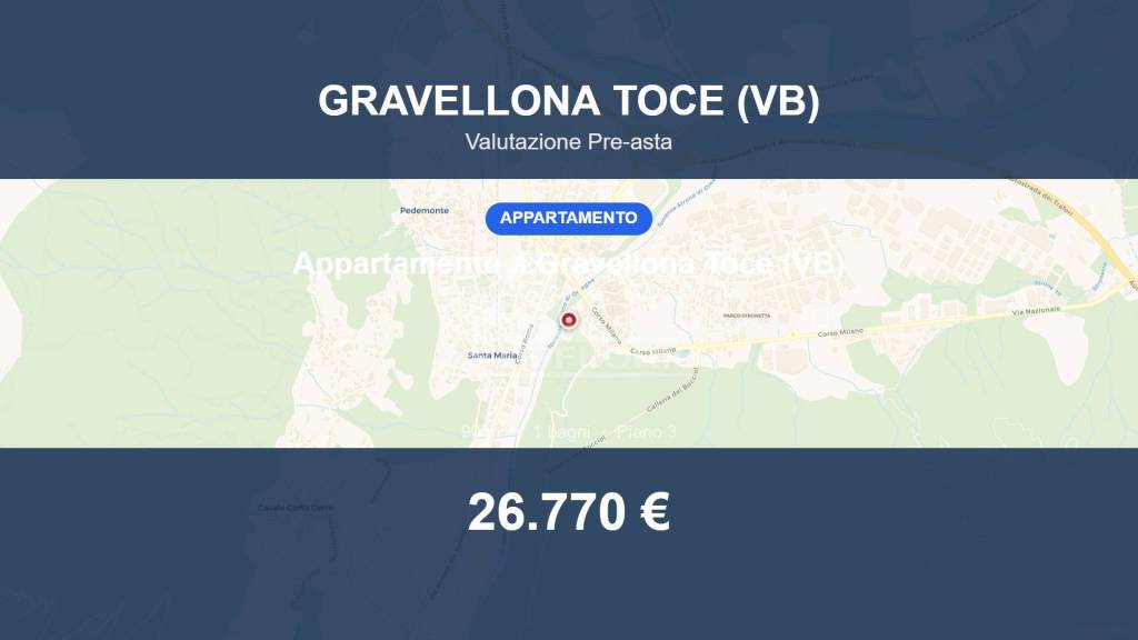 appartamento in vendita a Gravellona Toce