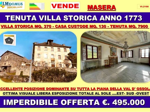 casa indipendente in vendita a Masera