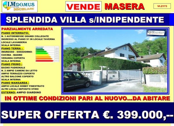casa indipendente in vendita a Masera in zona Veriago