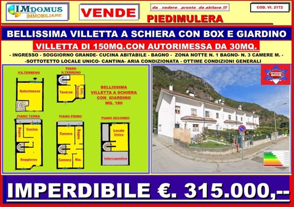 casa indipendente in vendita a Piedimulera