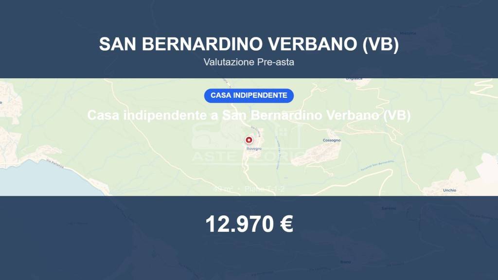 casa indipendente in vendita a San Bernardino Verbano in zona Rovegro