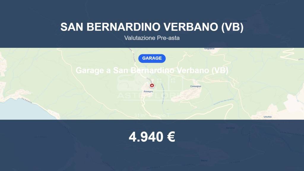 terreno edificabile in vendita a San Bernardino Verbano in zona Rovegro