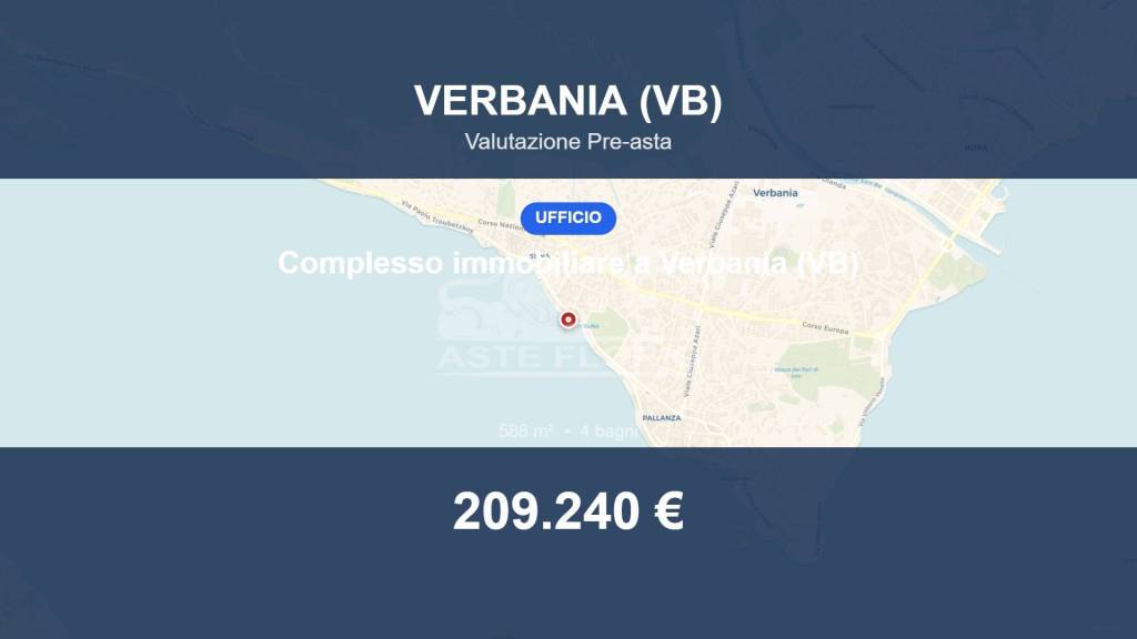appartamento in vendita a Verbania in zona Intra